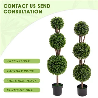 Albero artificiale per la decorazione all'aperto