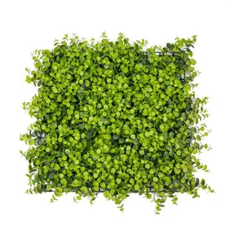 Pannello di tappetino in bosso di pianta verde artificiale