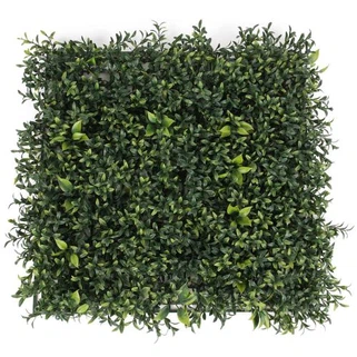 Pannellatura per pareti interne ed esterne di siepe verde di bosso artificiale