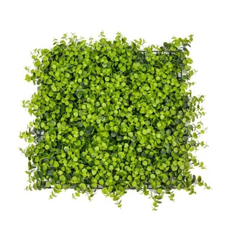 Pannelli di erba artificiale bosso verde