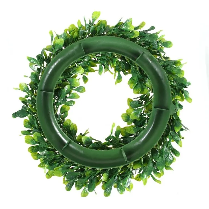 Artificial Boxwood Greenery Wreath Grass Garland