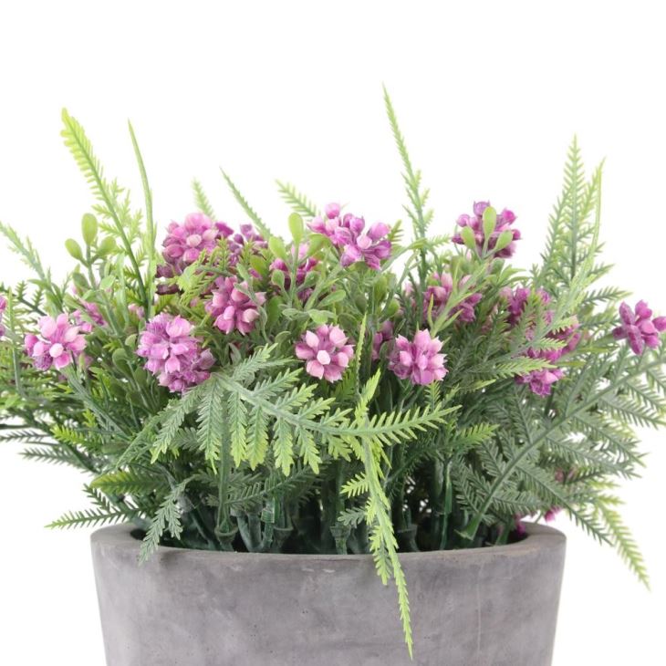 Lavender Plant Small Artificial Outdoor Flower Pots